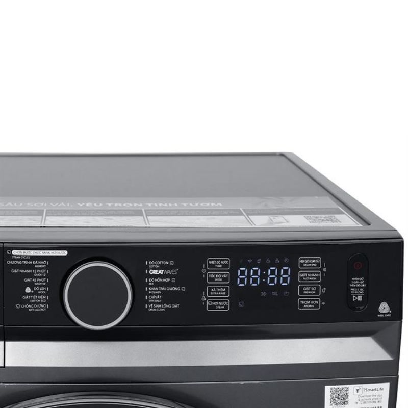 Máy giặt Toshiba 10 kg TW-T23BU110UWV(MG) cửa trước 6 Bảng điều khiển máy giặt Toshiba 10 kg TW-T23BU110UWV(MG) cửa trước