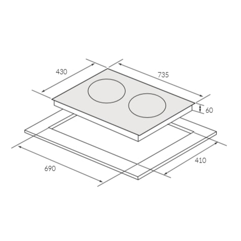 Bếp từ 2 vùng nấu Eurosun EU-T256Max 4 Bếp từ 2 vùng nấu Eurosun EU-T256Max - Ảnh 3