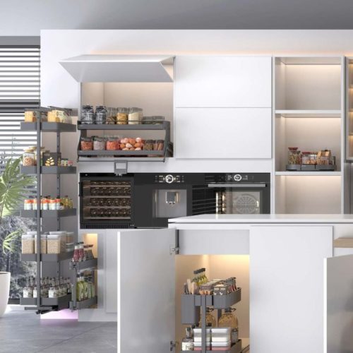 Kệ nâng hạ Hafele 504.68.375 Imove R700mm 7 Hình ảnh kệ nâng hạ Hafele 504.68.375 Imove R700mm