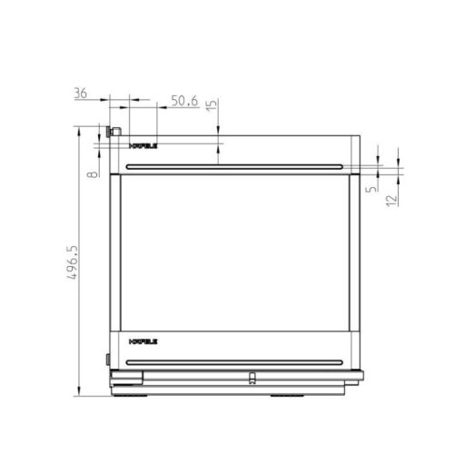 Kệ đựng gia vị Hafele 545.14.323 9 Kích thước kệ đựng gia vị Hafele 545.14.323