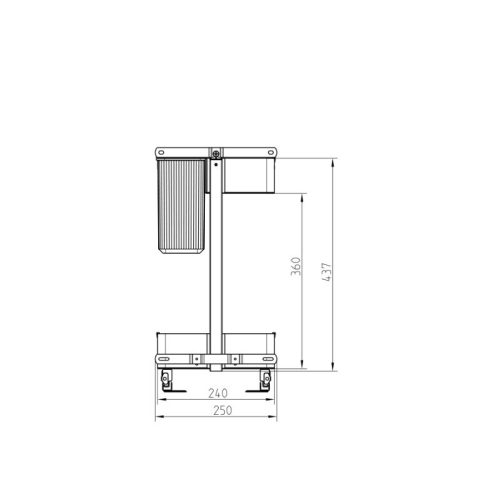 Kệ đựng gia vị Hafele 545.14.301 11 Lắp đặt kệ đựng gia vị Hafele 545.14.301