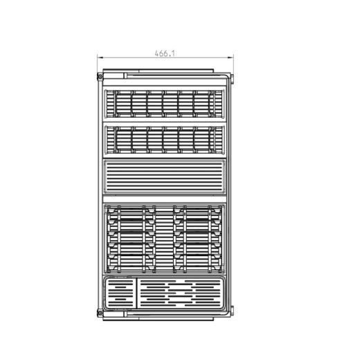 Lắp đặt rổ đựng bát đĩa Hafele 545.14.305