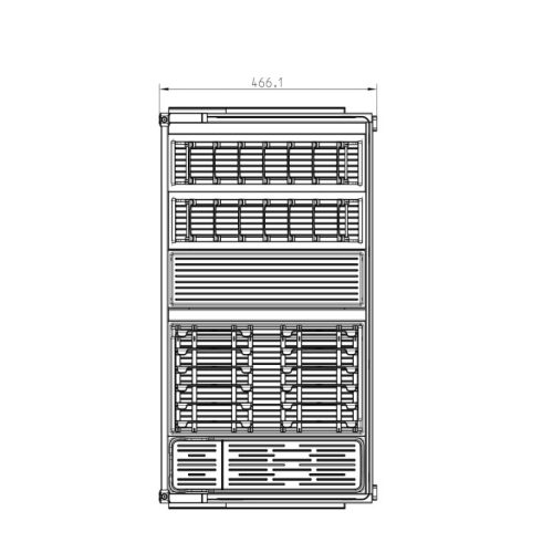 Rổ đựng bát đĩa Hafele 545.14.309 10 Lắp đặt rổ đựng bát đĩa Hafele 545.14.309
