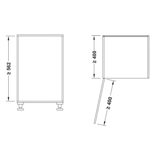 Size rổ gắn cánh Door Agent Hafele 545.14.300