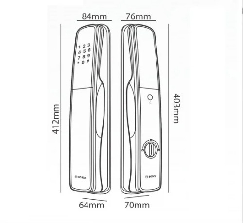 Khóa Bosch EL800VF - APP 5 Khóa Bosch EL800VF - APP - Ảnh 3